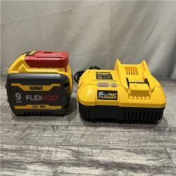 AS-IS DEWALT 20V/60V MAX FLEXVOLT Lithium-Ion 9.0Ah Battery and Charger Starter Kit