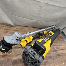 AS-IS DEWALT 20V MAX Cordless Battery Powered String Trimmer & Blower Combo Kit with (1) 4 Ah Battery & Charger