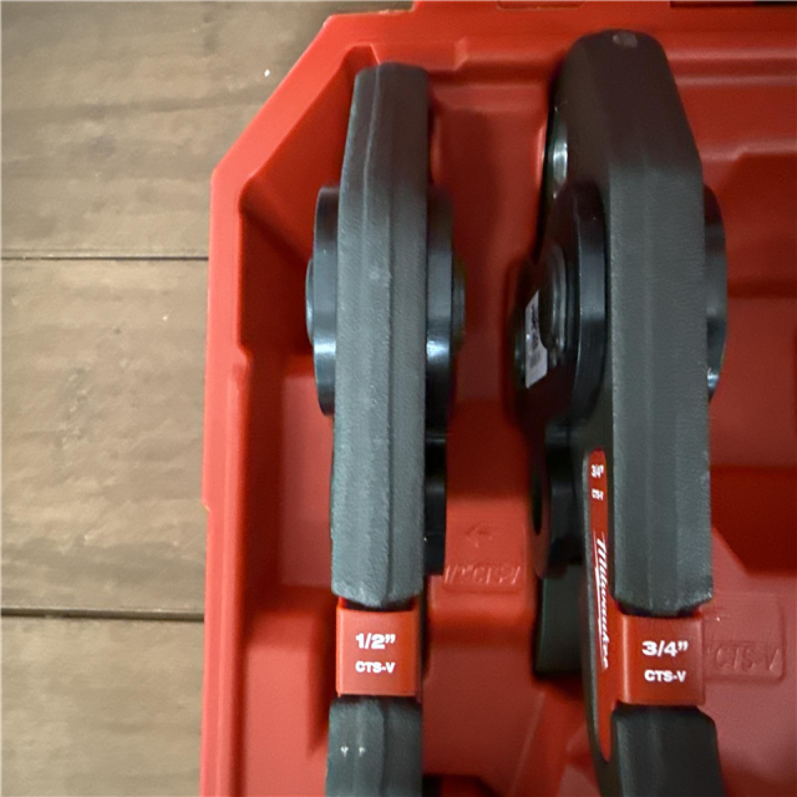 California AS-IS Milwaukee Forcelogic M18 Press Tool Kit  Includes (2) Batteries  Charger and Hard Case; Appears in Like New Condition