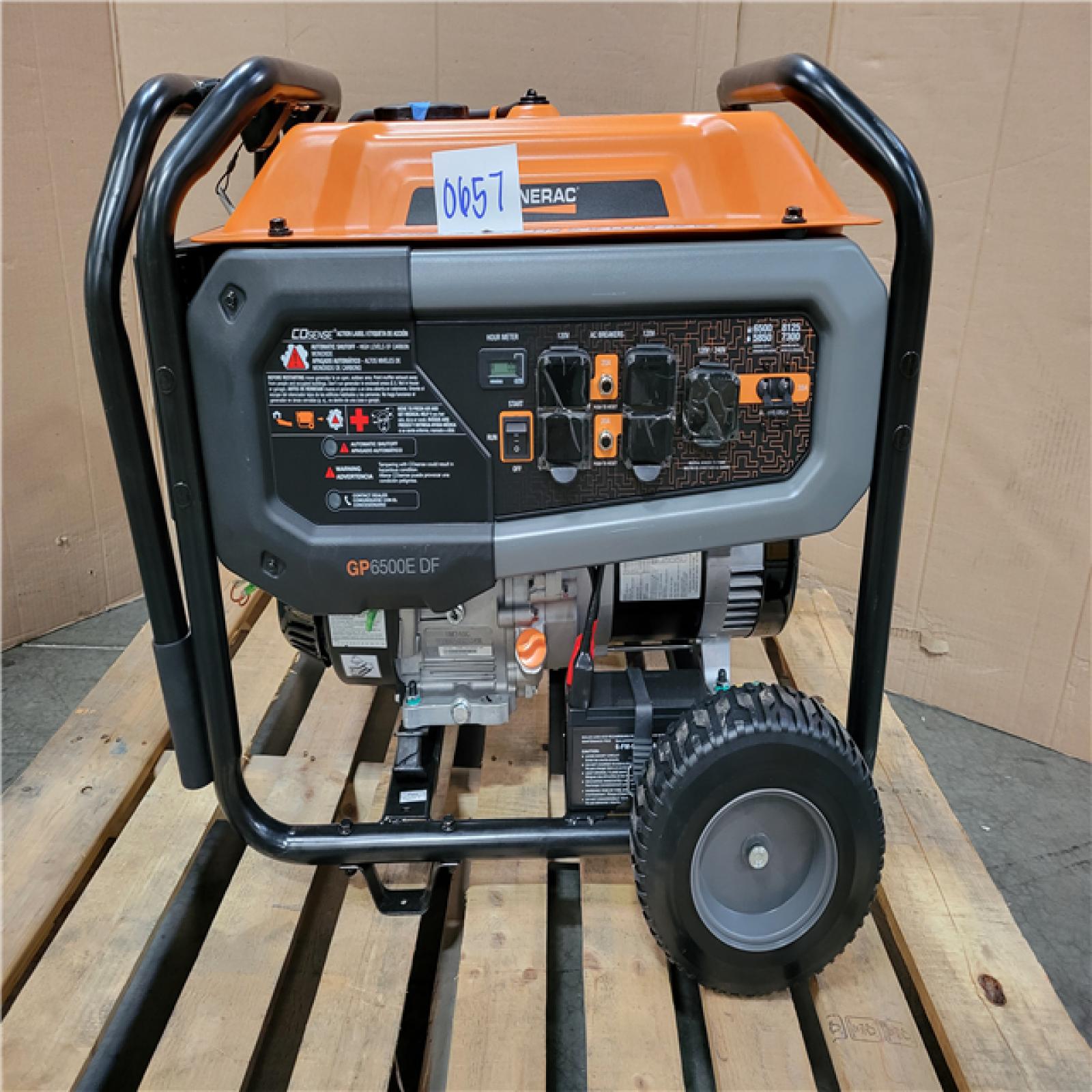 CALIFORNIA AS-IS GENERAC GENERATOR