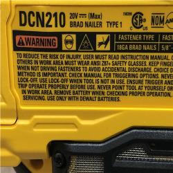 DEWALAS-IS T 20V MAX XR 18 Gauge Cordless Brad Nailer (Tool Only)