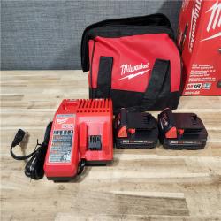 HOUSTON LOCATION - AS-IS Milwaukee M18 18V Lithium-Ion Cordless Drill Driver/Impact Driver Combo Kit