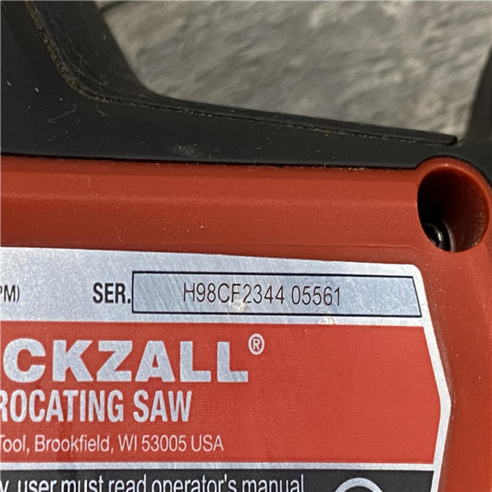 AS-IS Milwaukee FUEL 18V Lithium-Ion Brushless Cordless HACKZALL Reciprocating Saw (Tool-Only)