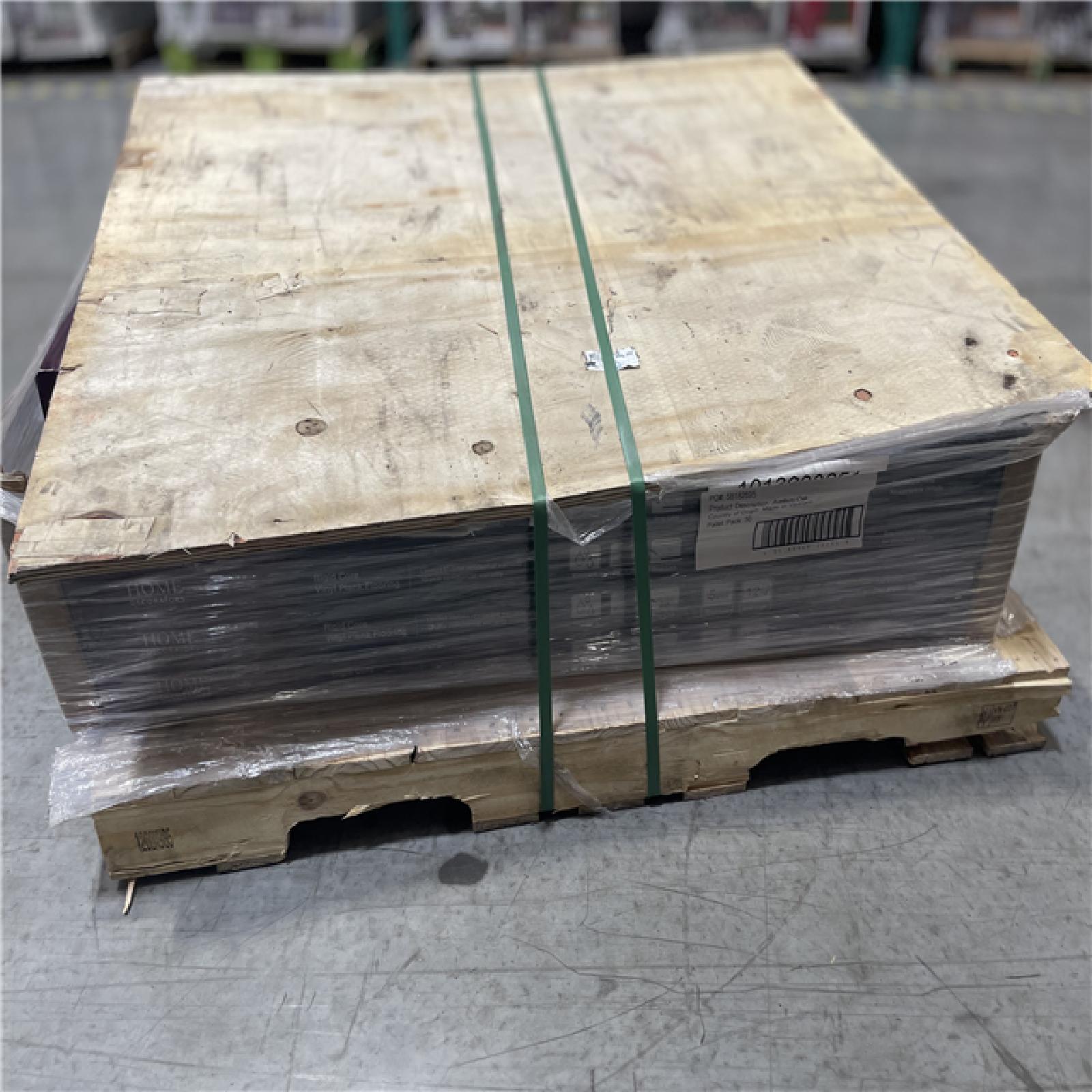 DALLAS LOCATION- Home Decorators Collection Avebury Oak 12 MIL x 7.1 in. W x 48 in. L Click Lock Waterproof Luxury Vinyl Plank Flooring (23.4 sqft/case) PALLET (30 cases)