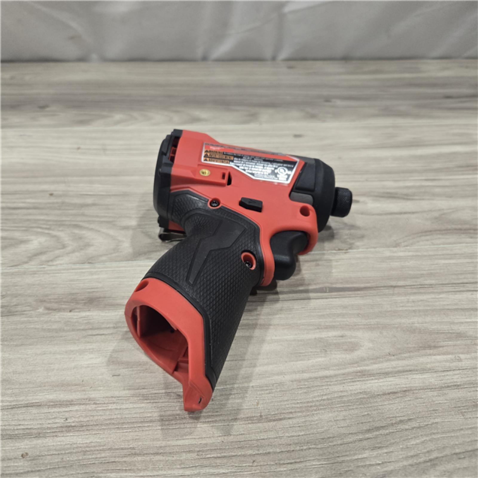 AS-IS Milwaukee M12 FUEL 12V Cordless 1/4in. Hex Impact Driver Kit