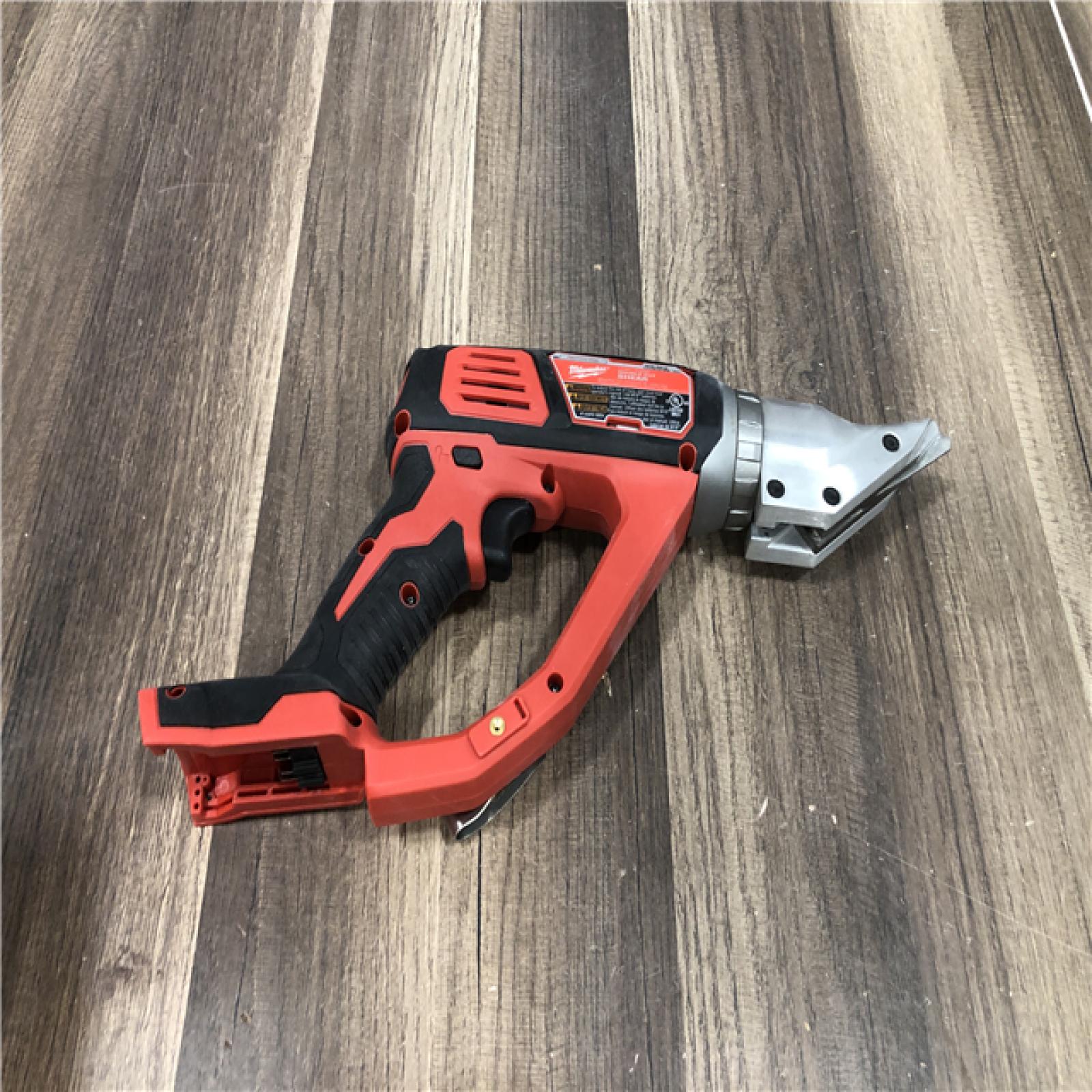 AS-IS Milwaukee M18 18-Volt Lithium-Ion Cordless 18-Gauge Double Cut Metal Shear (Tool-Only)