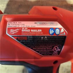 HOUSTON LOCATION - AS-IS Milwaukee M18 Fuel 18V Brushless 18-Gauge Brad Nailer 2746-20 (Bare Tool)