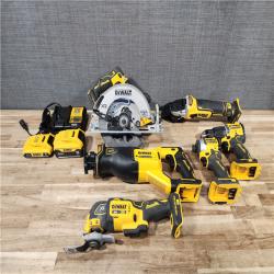 HOUSTON LOCATION - AS-IS DEWALT 20V MAX Lithium-Ion Cordless 6-Tool Combo Kit