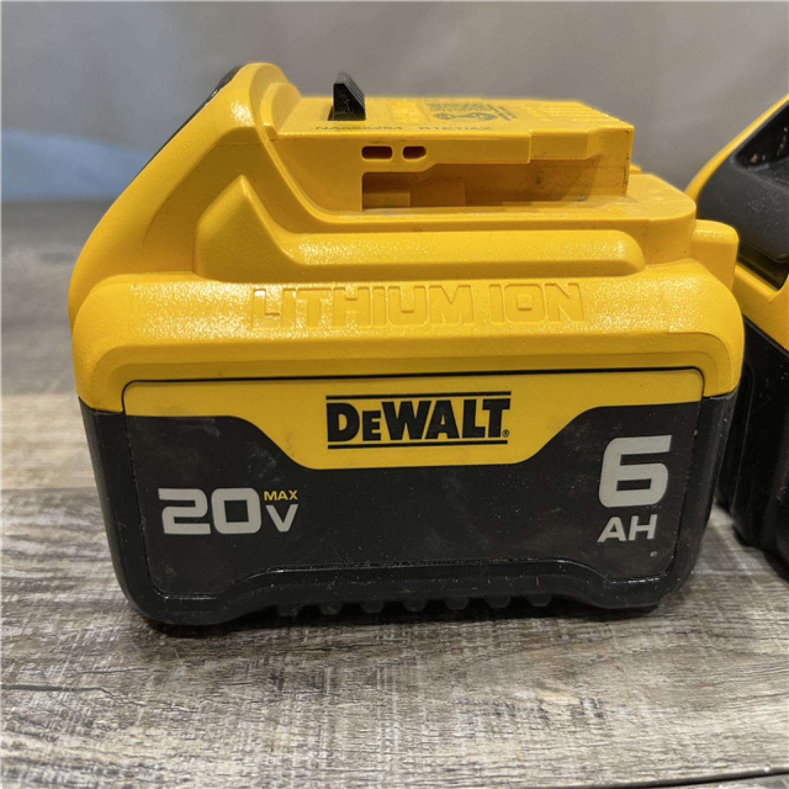 AS-IS DEWALT 20V MAX Lithium-Ion 6.0Ah Battery (2-Pack)