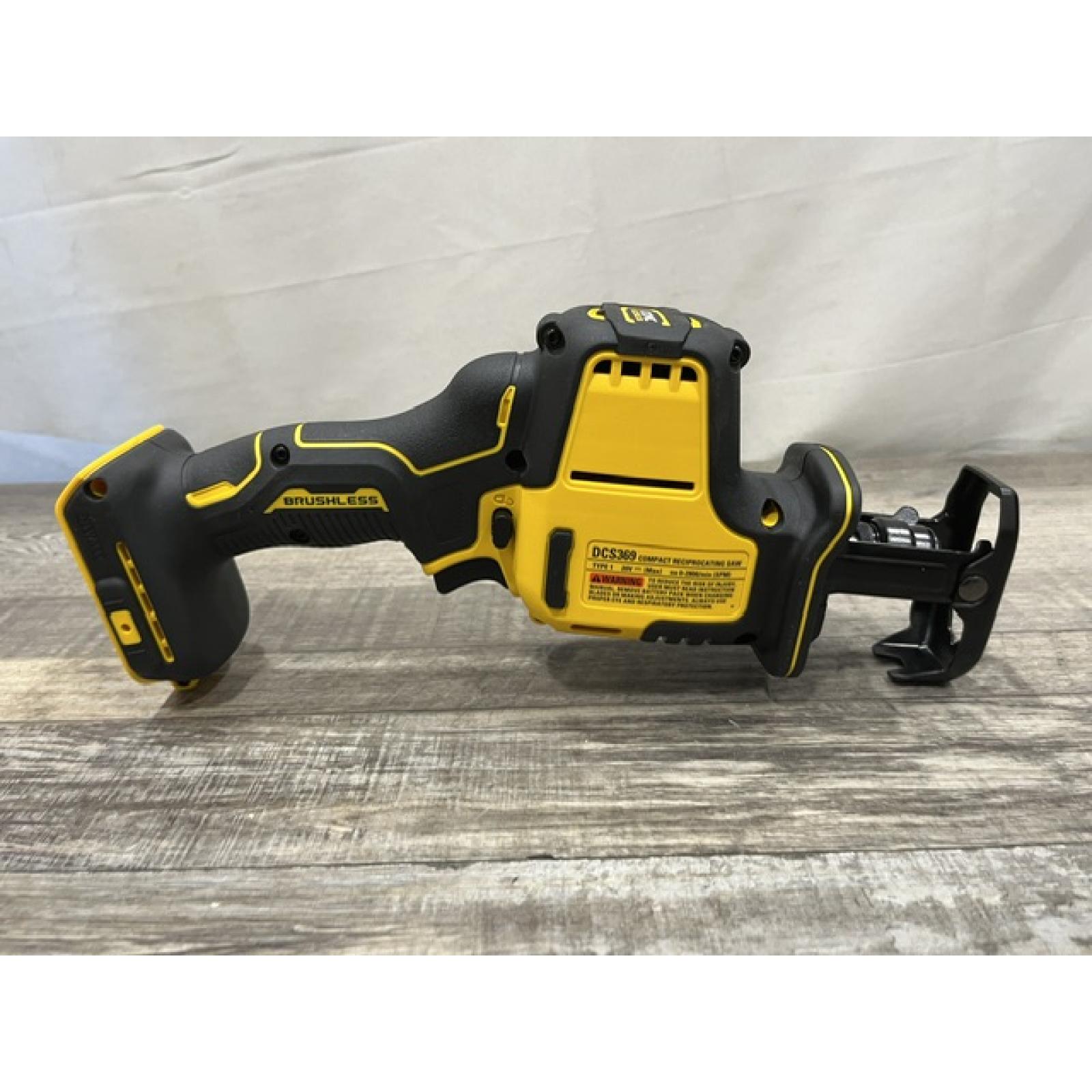AS-IS DEWALT ATOMIC 20V MAX Cordless Brushless Compact Reciprocating Saw (Tool Only)