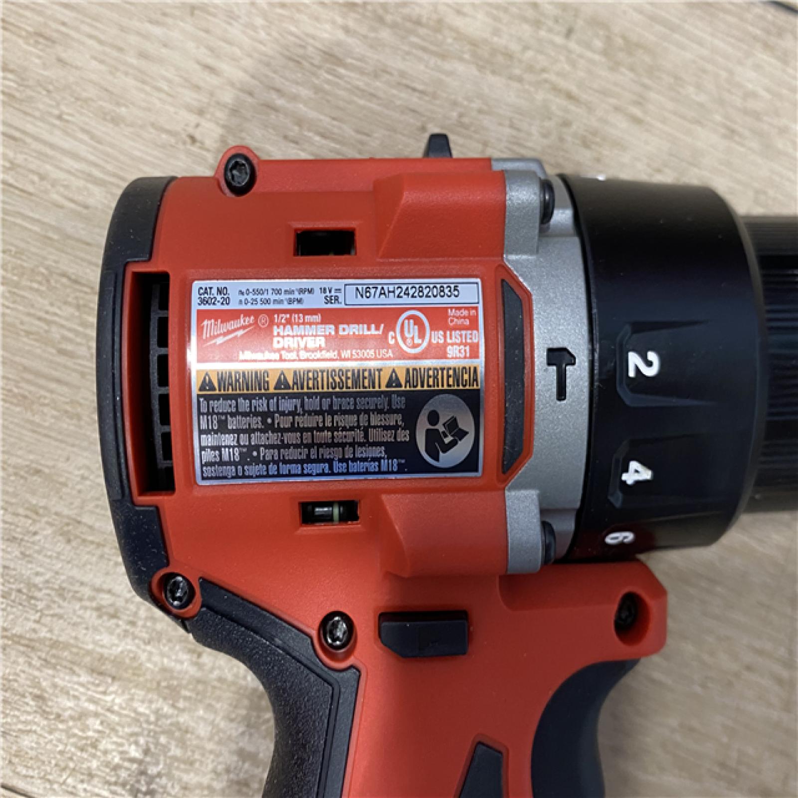 AS-IS Milwaukee 18-Volt Lithium-Ion Brushless Cordless Compact Hammer Drill/Impact Combo Kit