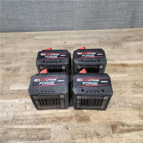 HOUSTON LOCATION - AS-IS MILWAUKEE FORGE BATTERY PACK QTY - 4