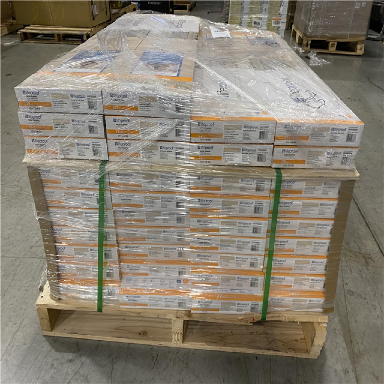 DALLAS LOCATION- Lifeproof Spring Park Oak 22 MIL x 8.7 in. W x 48 in. L Click Lock Waterproof Luxury Vinyl Plank Flooring (20.1 sq. ft./case) PALLET -(38 CASES)