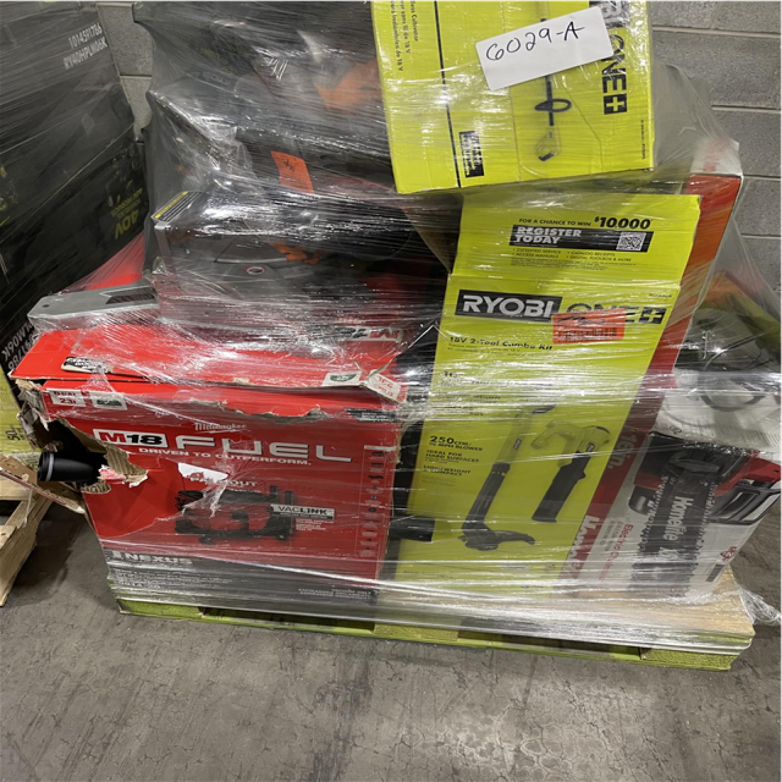 Pittston Location As-Is Power Tools Partial Truckload (9 pallets) 6029-A
