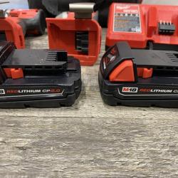 AS-IS Milwaukee 18V Lithium-Ion Brushless Cordless Compact Drill/Impact Combo Kit