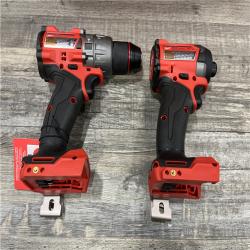 AS-IS Milwaukee FUEL 18V Lithium-Ion Brushless Cordless Hammer Drill and Impact Driver Combo Kit