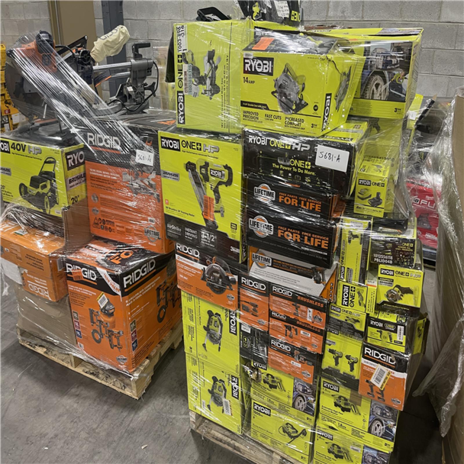 Pittston Location As-Is Power Tools Partial Truckload (13 pallets) 5681-A
