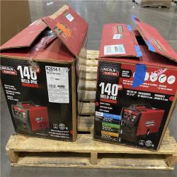 Dallas Location - As-Is Weld-Pak 140 Amp MIG and Flux-Core Wire Feed Welder (Lot Of 2)