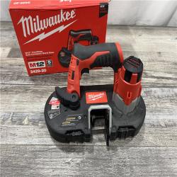 AS-IS Milwaukee 2429-20 M12 12V Cordless Lithium-Ion Sub-Compact Band Saw (Tool Only)