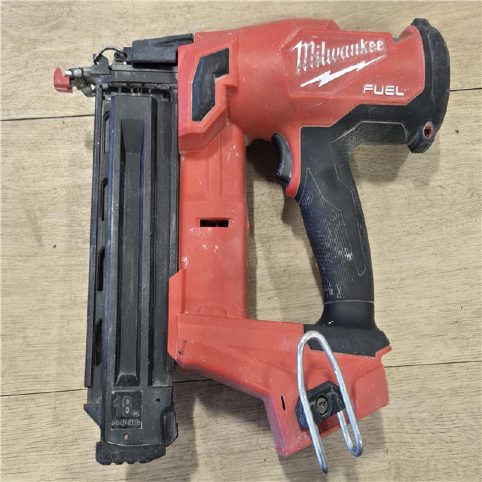 AS-IS Milwaukee FUEL 18-Volt Lithium-Ion Brushless Cordless Gen II 18-Gauge Brad Nailer (Tool-Only)