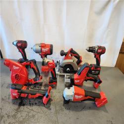 AS-IS- Milwaukee 18-Volt Lithium-Ion Cordless (9-Tool) Combo Kit