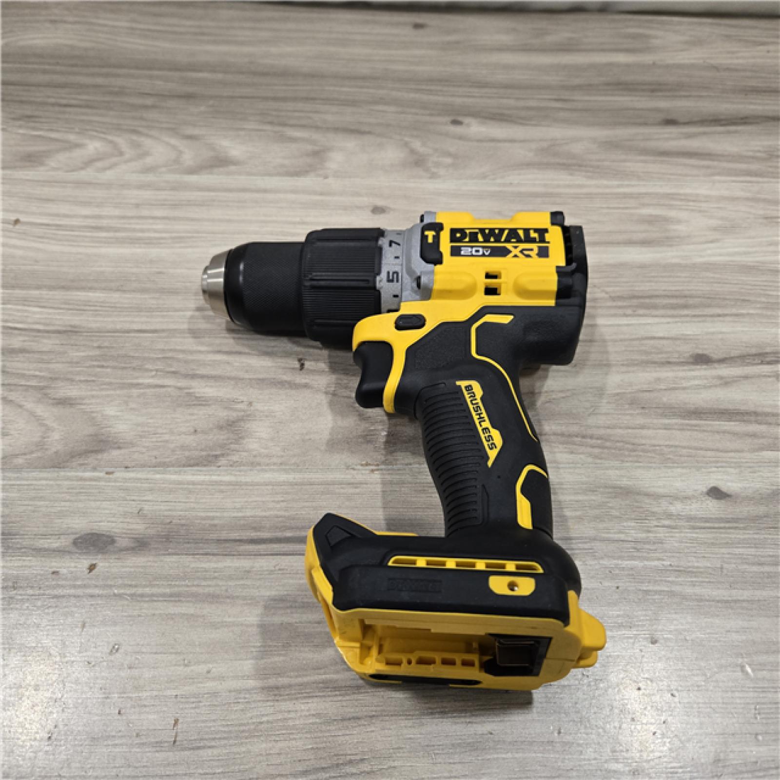AS-IS DEWALT 20V Compact Cordless 1/2 in. Hammer Drill (Tool-Only)