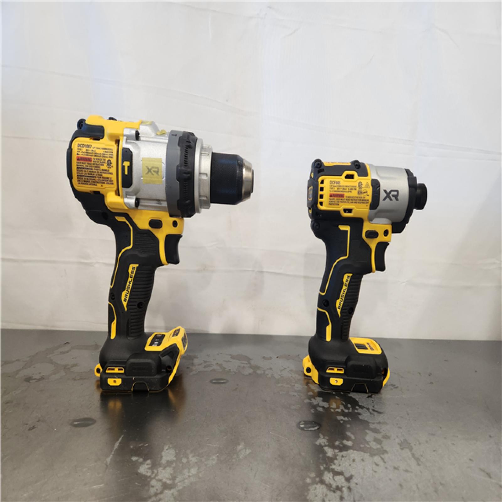 AS-IS- DEWALT 20V MAX XR 2-Tool Combo Kit with POWERPACK