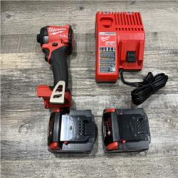 AS-IS Milwaukee FUEL 18V Lithium-Ion Brushless Cordless 1/4 in. Hex Impact Driver Kit