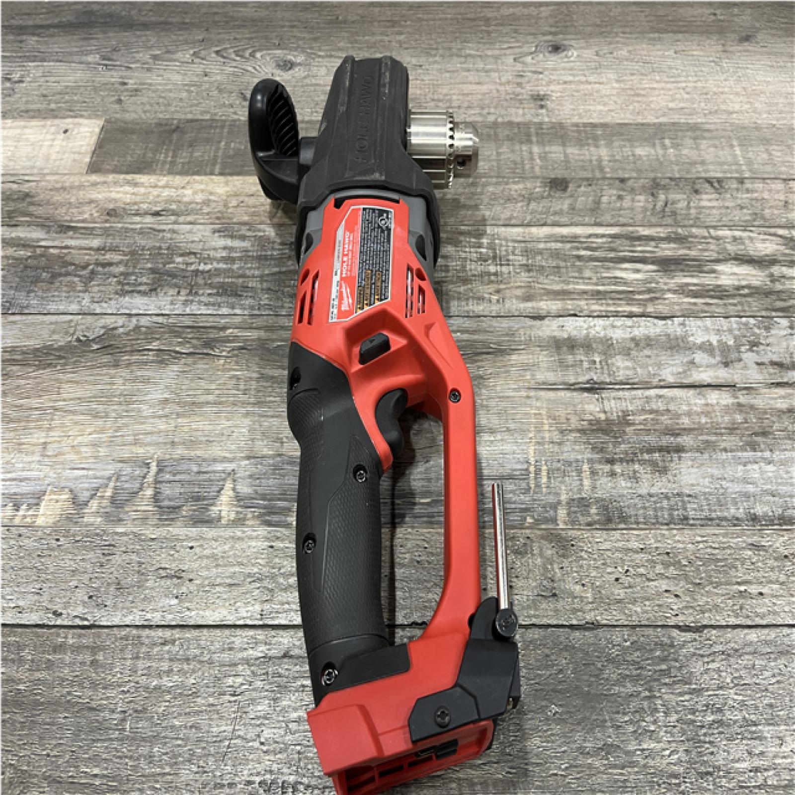 AS-IS Milwaukee FUEL GEN II 18V Lithium-Ion Brushless Cordless 1/2 in. Hole Hawg Right Angle Drill (Tool-Only)
