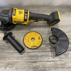 AS-IS DEWALT FLEXVOLT 60V MAX Cordless Brushless 4.5 in. to 6 in. Small Angle Grinder with Kickback Brake (Tool Only)