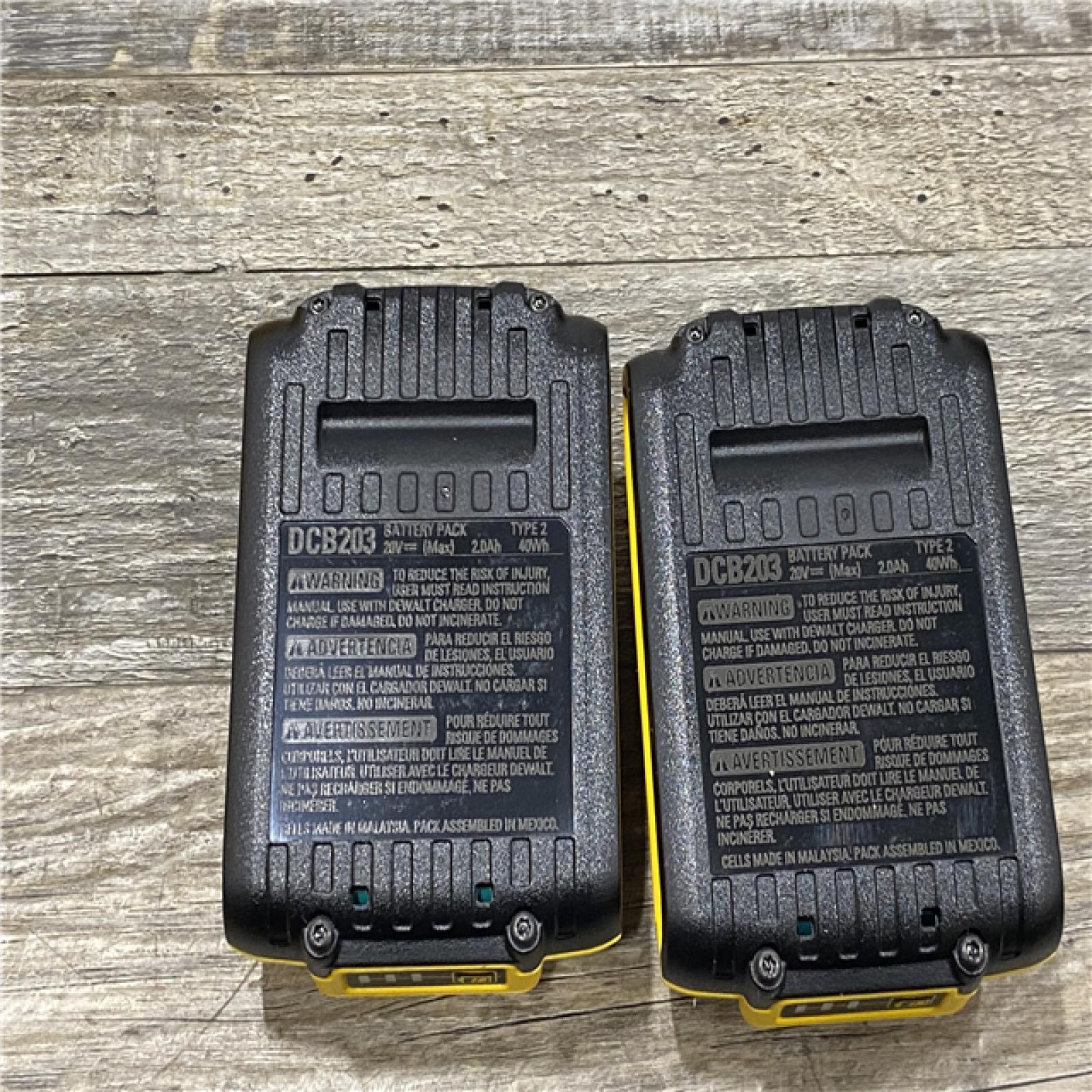 AS-IS DEWALT 20V MAX XR Cordless Drill/Driver  ATOMIC Impact Driver 2 Tool Combo Kit