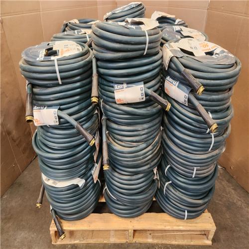 Phoenix NEW Anvil 5/8 in. Dia x 50 ft. Standard Duty Green Garden Hose Pallet 83-Hoses (Retail Value: $30 Each)