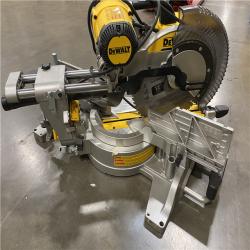 As-Is- DEWALT 15 Amp Corded 12 in. Double Bevel Sliding Compound Miter Saw