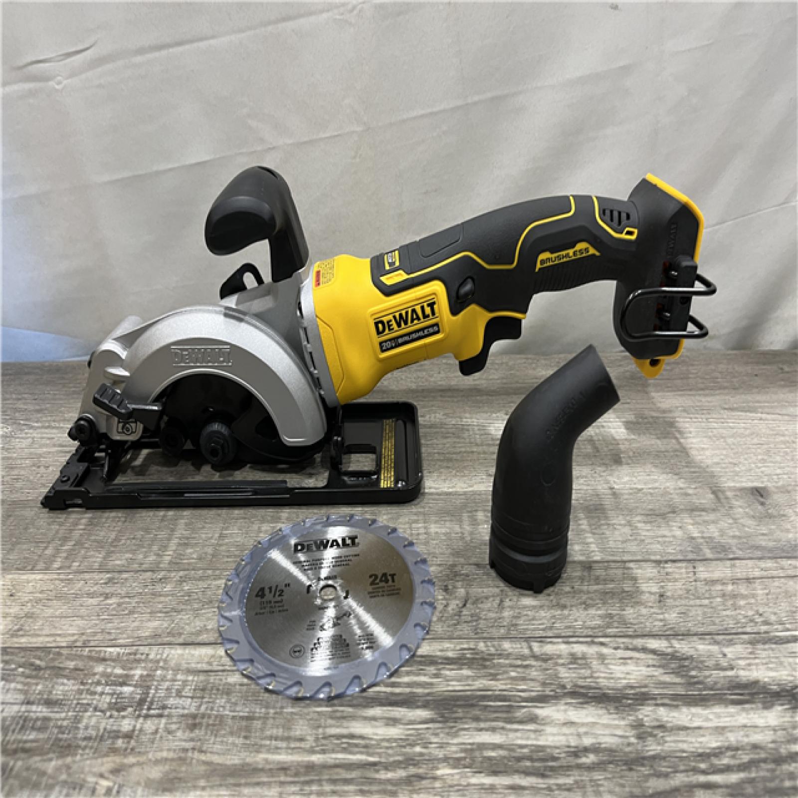 AS-IS DEWALT ATOMIC 20V MAX Cordless Brushless 4-1/2 in. Circular Saw (Tool Only)