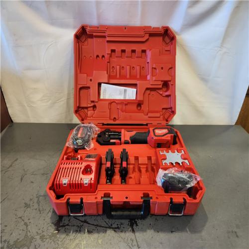 AS-IS- Milwaukee M18 18V Lithium-Ion Cordless Short Throw Press Tool Kit