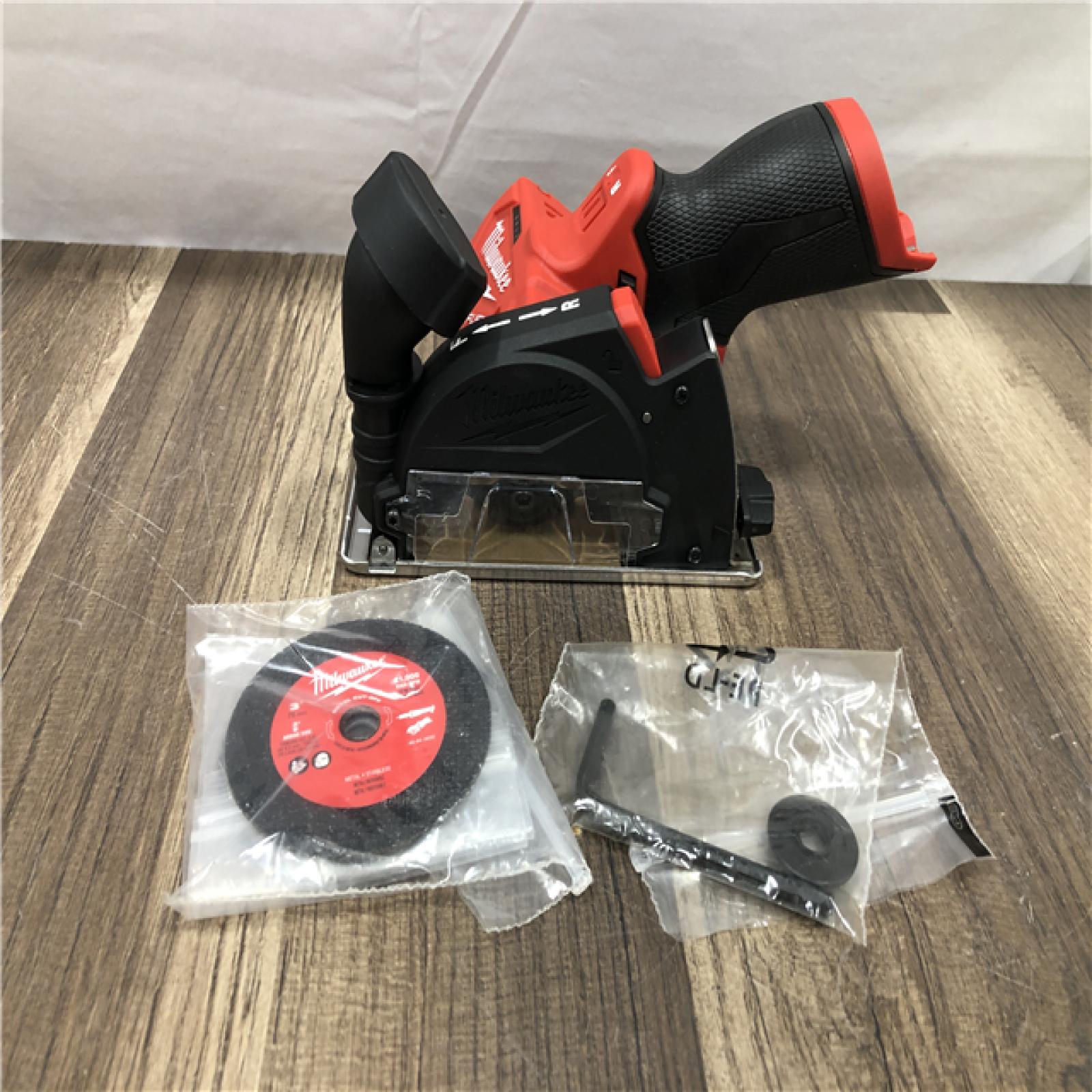 AS-IS Milwaukee  FUEL 12V Lithium-Ion Brushless Cordless 3 in. Cut Off Saw (Tool-Only)