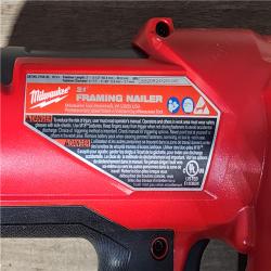 HOUSTON LOCATION - AS-IS (APPEARS LIKE NEW) Milwaukee 2744-20 M18 FUEL 3-1/2 in. 18-Volt 21-Degree Lithium-Ion Brushless Cordless Framing Nailer (Tool-Only)