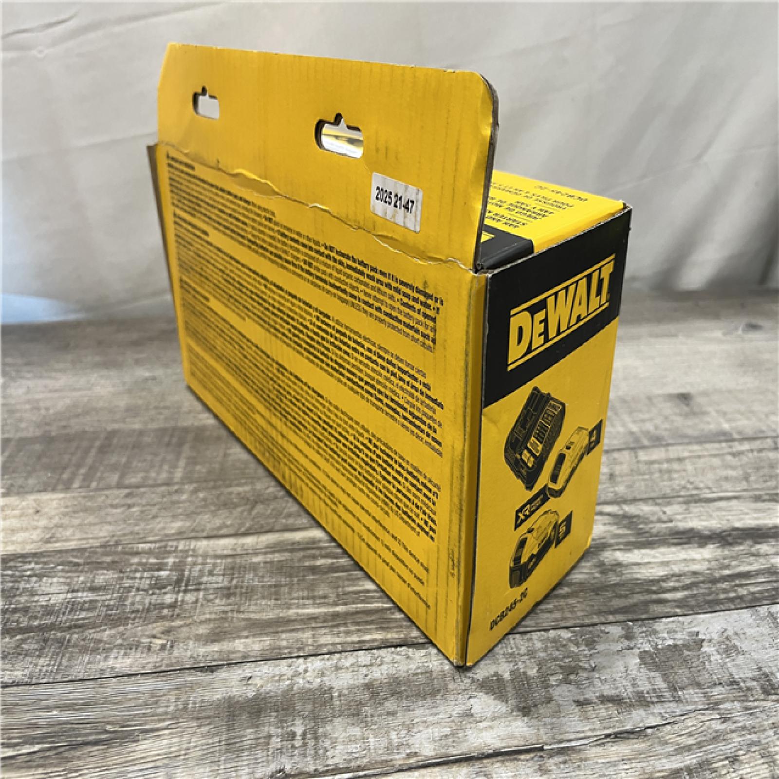 AS-IS DEWALT 20V MAX Lithium-Ion Starter Kit with 4.0 Ah and 5.0 Ah Batteries and Charger