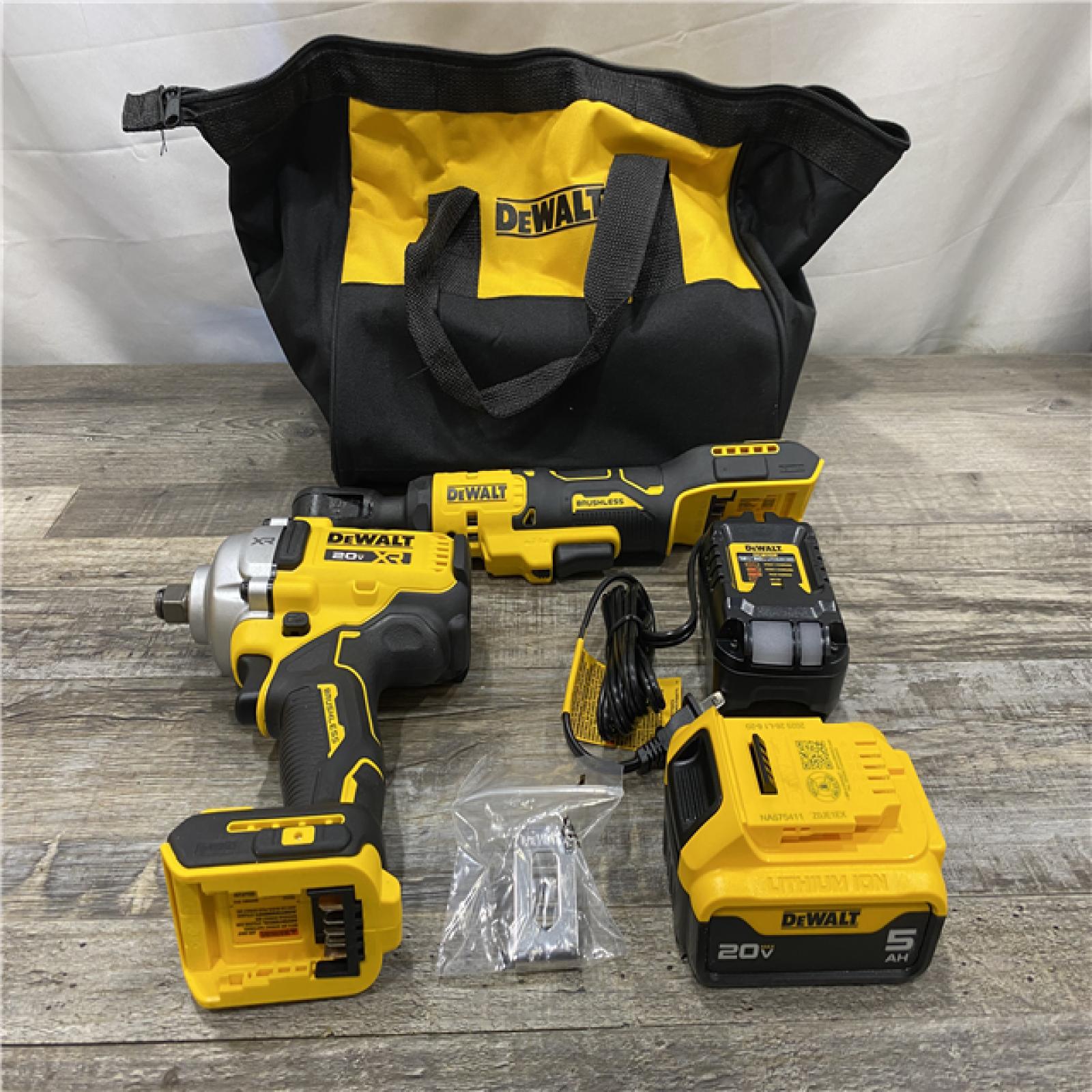 AS-IS DEWALT 20V Lithium-Ion Cordless 2-Tool Combo Kit