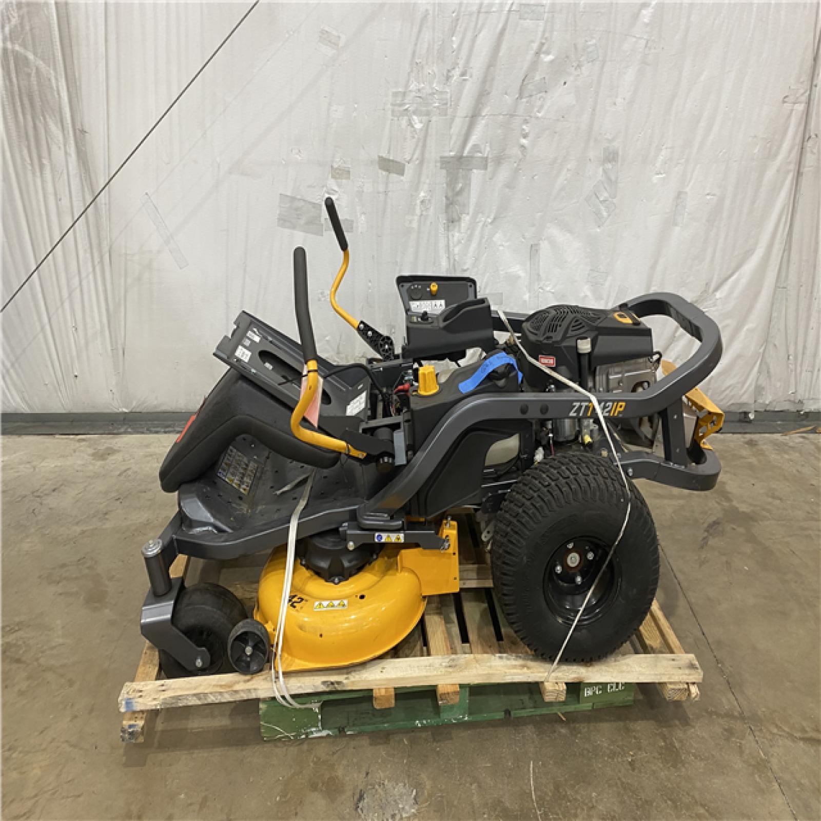 Houston Location - AS-IS Outdoor Power Equipment CUB CADET ZT1 42IP SIT DOWN MOWER