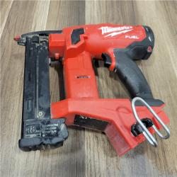 AS-IS MILWAUKEE FUEL 18-Volt Lithium-Ion Brushless Cordless 18-Gauge 1/4 in. Narrow Crown Stapler (Tool-Only)