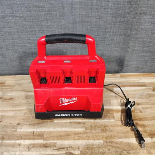 HOUSTON LOCATION - AS-IS Milwaukee M18 Packout Six Bay Rapid Charger (CHARGER ONLY)