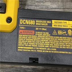 AS-IS DEWALT 20V MAX XR Lithium-Ion Electric Cordless 18-Gauge Brad Nailer (Tool Only)