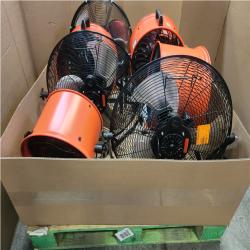 Phoenix AS-IS Mixed Commercial Electric High Speed Floor Fans Pallet of 8