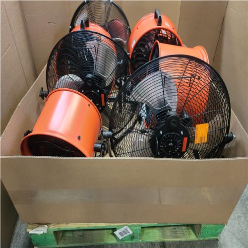 Phoenix AS-IS Mixed Commercial Electric High Speed Floor Fans Pallet of 8