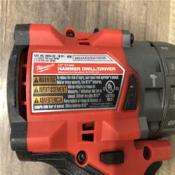 AS-IS Milwaukee FUEL 18V Lithium-Ion Brushless Cordless 1/2 in. Hammer Drill/Driver (Tool-Only)