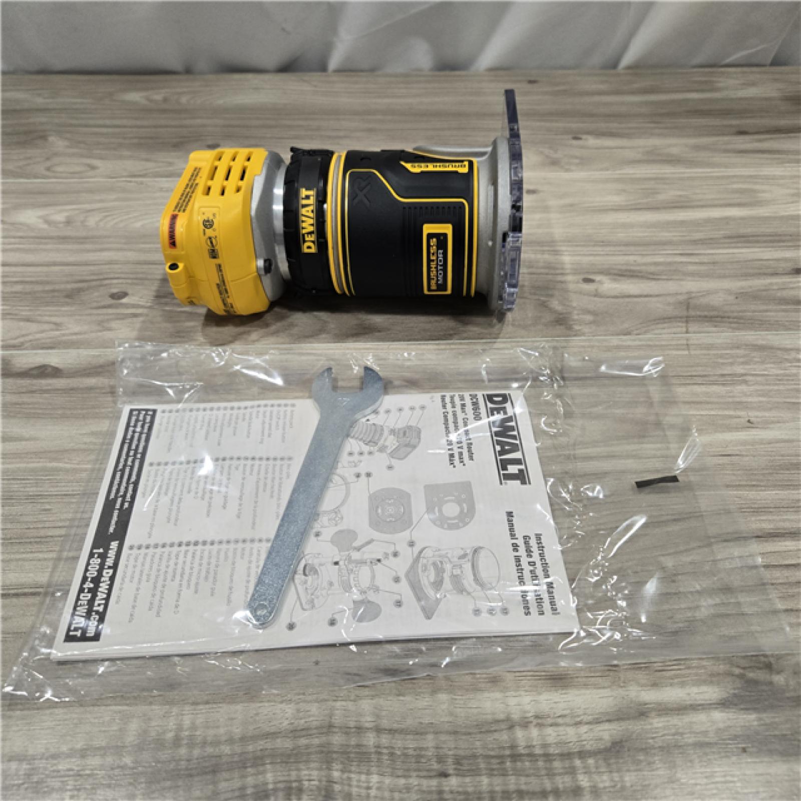AS-IS Dewalt 20V MAX XR Cordless Compact Router (Tool Only)