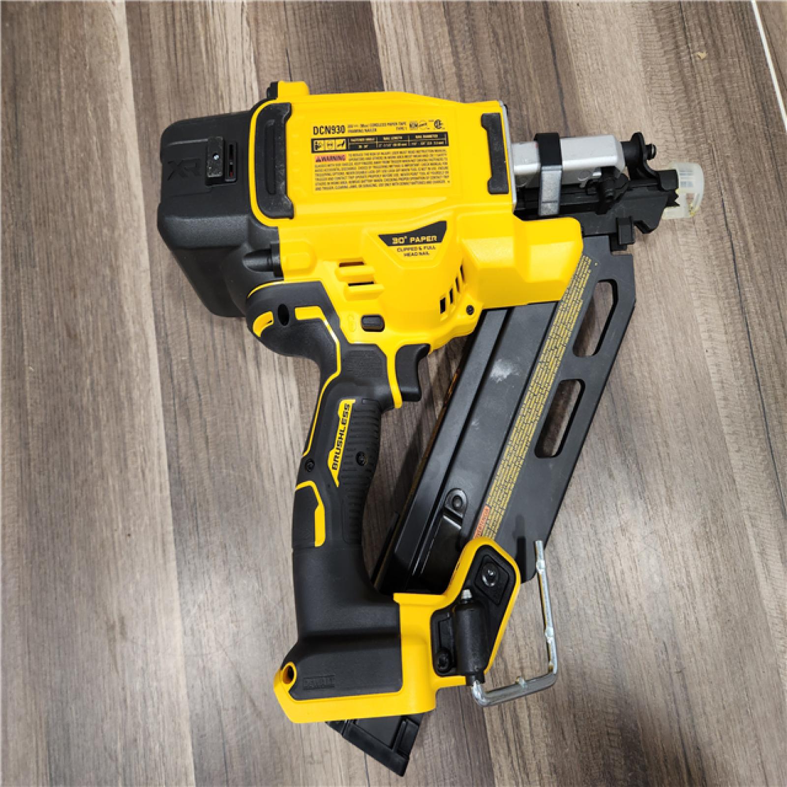 AS-IS DEWALT 20-Volt 30° Cordless Framing Nailer (Tool-Only)