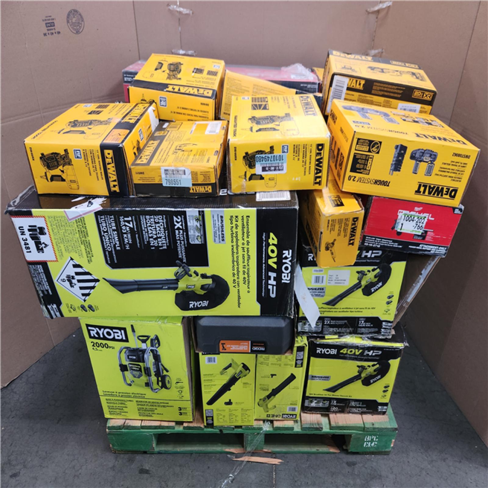 CALIFORNIA AS-IS TOOL PALLET