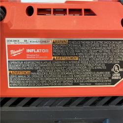 AS-IS Milwaukee 18-Volt Lithium-Ion Cordless Electric Portable Inflator (Tool-Only)